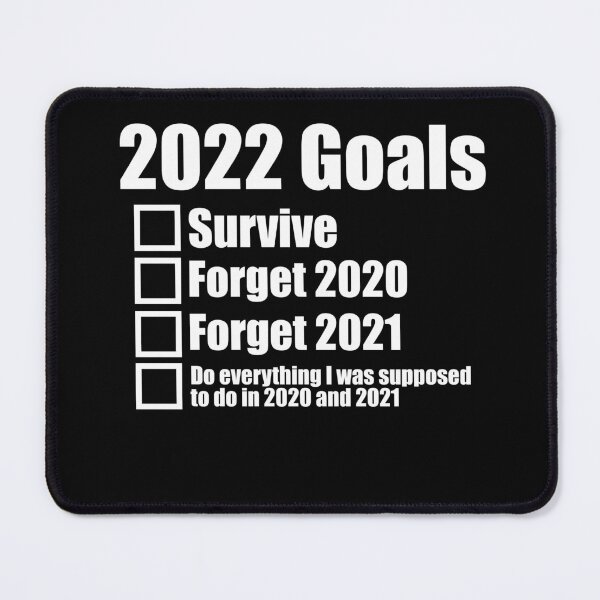 Item preview, New Years Check List Resolution Funny 2022 designed and sold by RoguePixel.