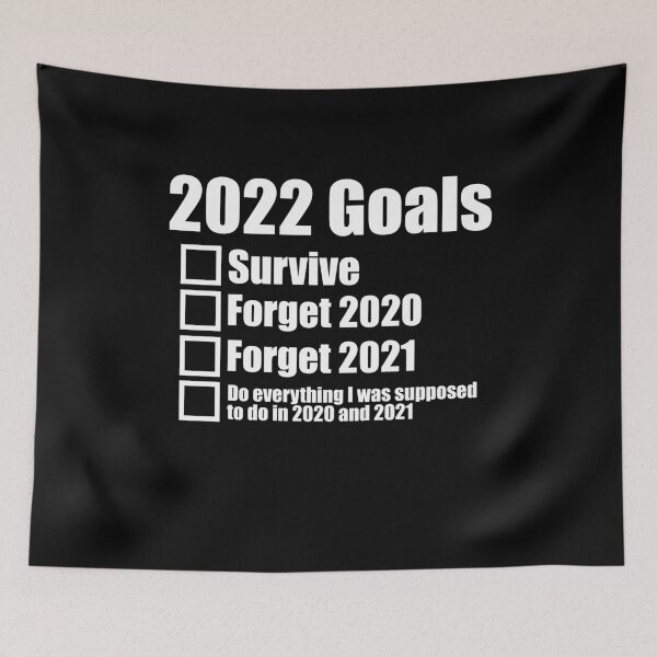 Item preview, New Years Check List Resolution Funny 2022 designed and sold by RoguePixel.