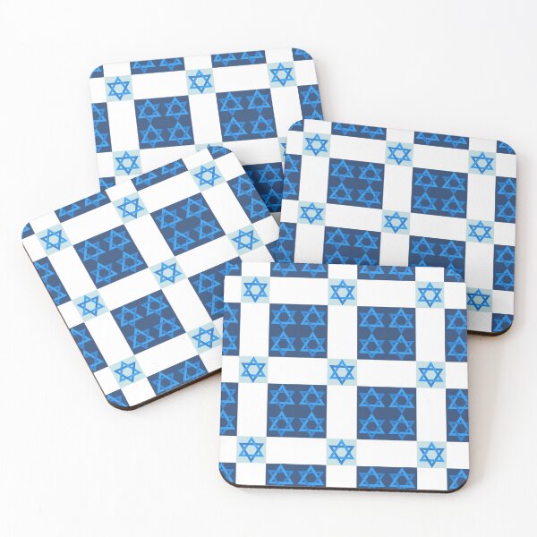 Item preview, Hanukkah Star of David Plaid designed and sold by AnAwkwardOtter.