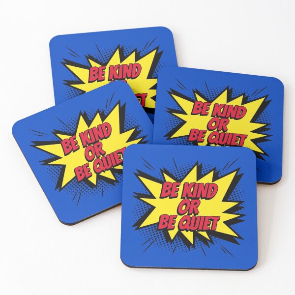 Item preview, Be kind or be quite comic kapow style artwork designed and sold by CreatedbyJR.