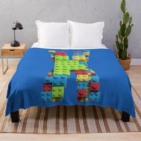 Item preview, Building Brick Initial X in Primary Colors designed and sold by TheFlyingPug.