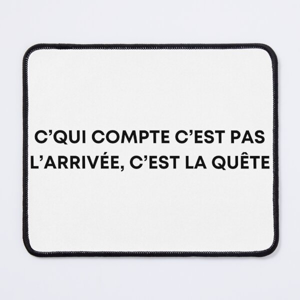 Item preview, What matters is not the finish, it's the quest - Orelsan designed and sold by StudioMF.