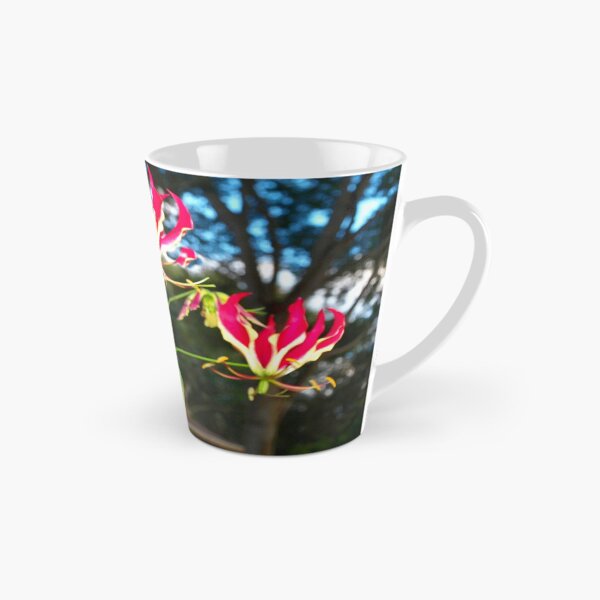 Item preview, Gloriosa lilies against a fence designed and sold by B. Randi Bailey.
