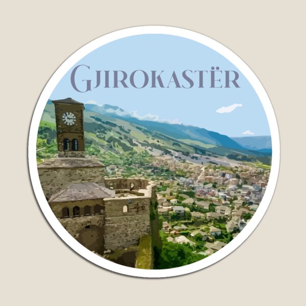 Vista previa del artículo con la obra «Gjirokaster», diseñado y vendido por artbybali.