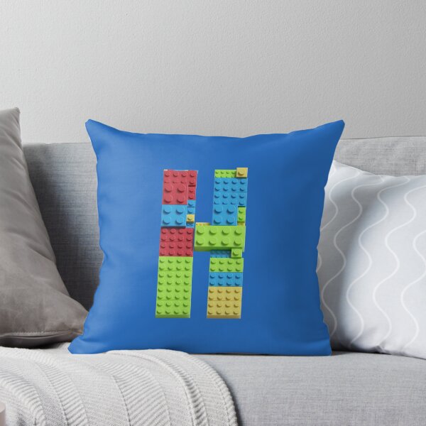 Item preview, Building Brick Initial H in Primary Colors designed and sold by TheFlyingPug.