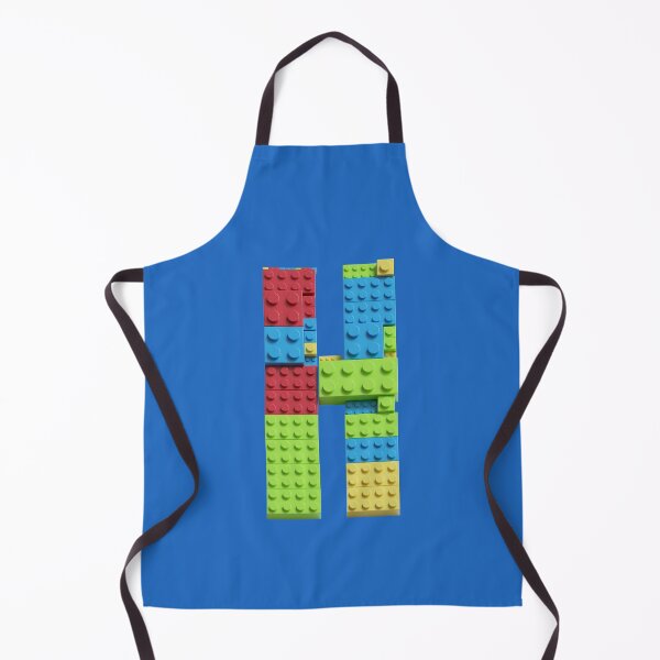 Item preview, Building Brick Initial H in Primary Colors designed and sold by TheFlyingPug.