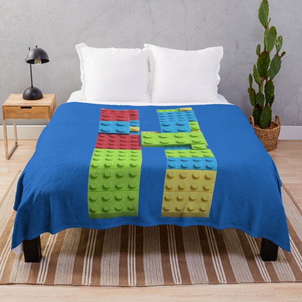 Item preview, Building Brick Initial H in Primary Colors designed and sold by TheFlyingPug.