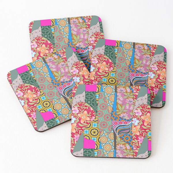 Item preview, Patchwork,mosaic,flowers,azulejo,Portuguese style art designed and sold by MariaMarinova.