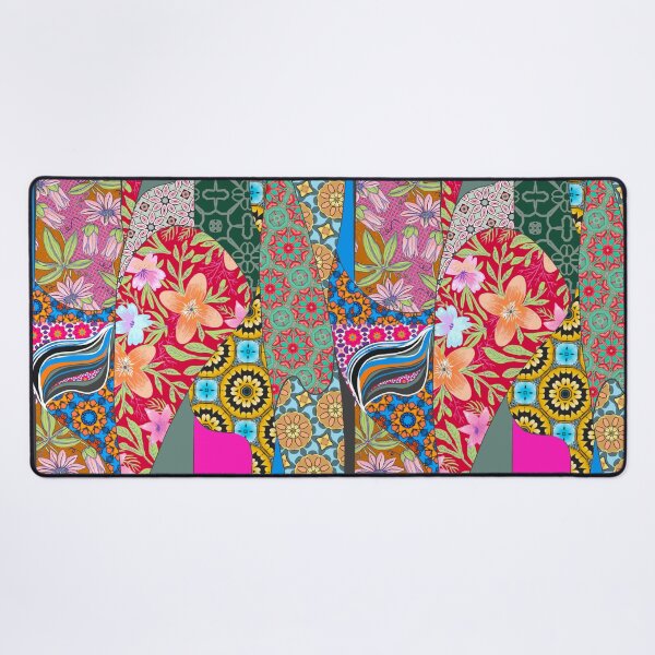 Item preview, Patchwork,mosaic,flowers,azulejo,Portuguese style art designed and sold by MariaMarinova.