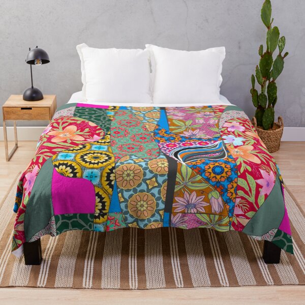 Item preview, Patchwork,mosaic,flowers,azulejo,Portuguese style art designed and sold by MariaMarinova.