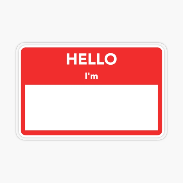 Hello Color Line Alphabet Sticker, 01 Red