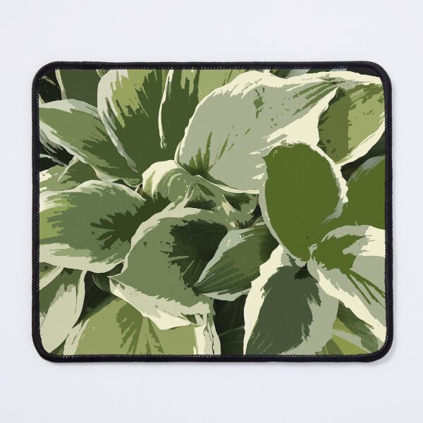 Item preview, Hosta artwork in shades of green plants designed and sold by djrunnels.
