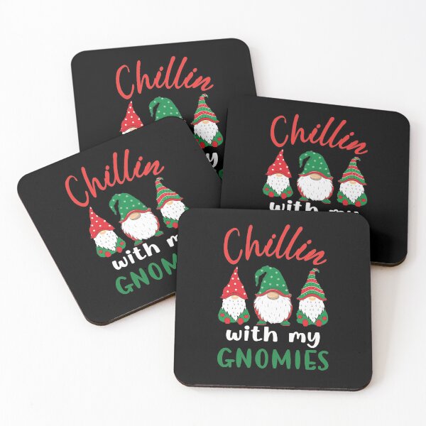 Item preview, Chillin With My Gnomies Funny Christmas Gnome Lover designed and sold by SharpThreadZ.