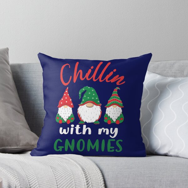 Item preview, Chillin With My Gnomies Funny Christmas Gnome Lover designed and sold by SharpThreadZ.