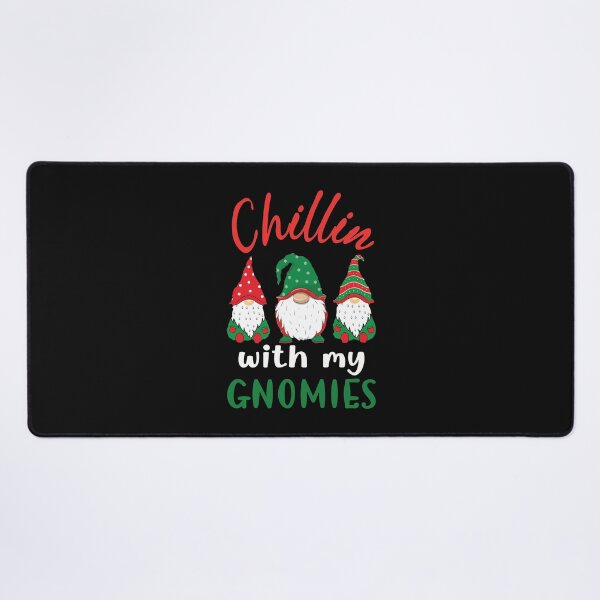 Item preview, Chillin With My Gnomies Funny Christmas Gnome Lover designed and sold by SharpThreadZ.