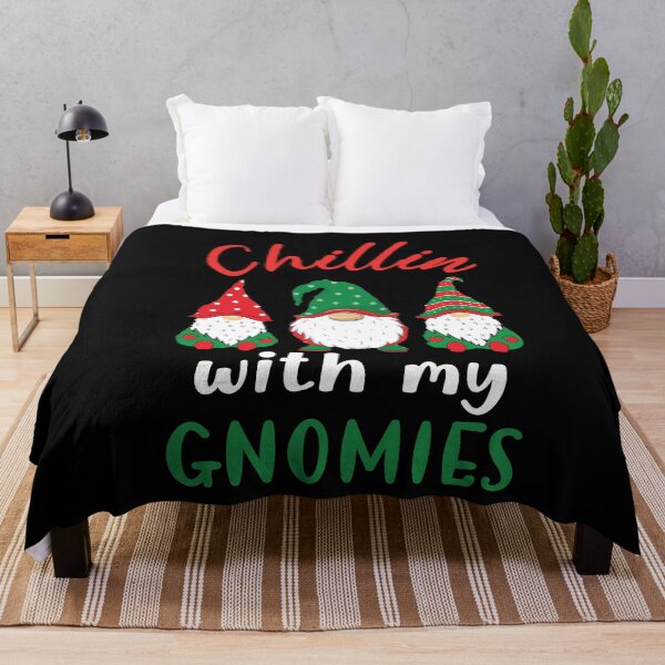 Item preview, Chillin With My Gnomies Funny Christmas Gnome Lover designed and sold by SharpThreadZ.