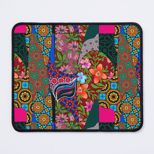 Item preview, Patchwork,mosaic,flowers,azulejo,Portuguese style art designed and sold by MariaMarinova.