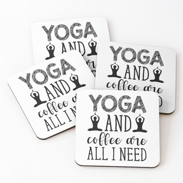 Item preview,  Yoga and Coffee Lover Quotes  , Yoga  and Coffee all I Need  designed and sold by remonss.