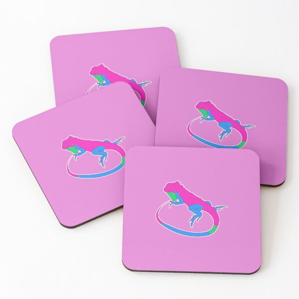Item preview, polysexual pride flag lizard designed and sold by musicture.