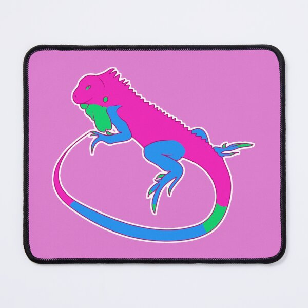 Item preview, polysexual pride flag lizard designed and sold by musicture.