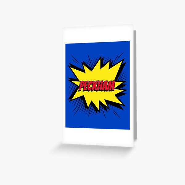 Item preview, Peckham comic kapow style artwork  designed and sold by CreatedbyJR.