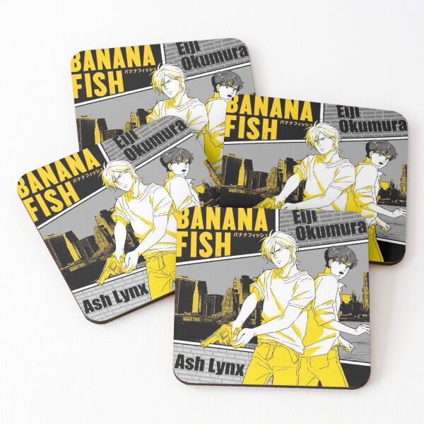 Item preview, Banana Fish Black and yellow designed and sold by GroupieClub.