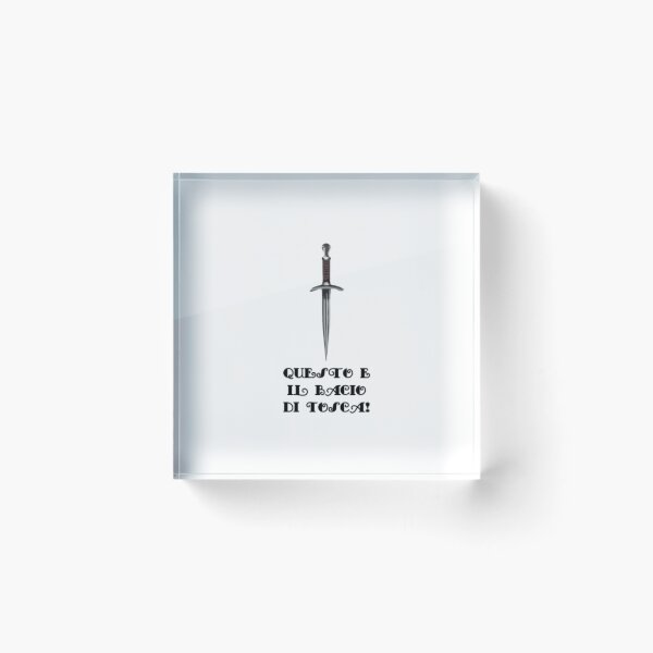 Item preview, Tosca quote: "Questo E Il Bacio di Tosca!" designed and sold by Austenation.