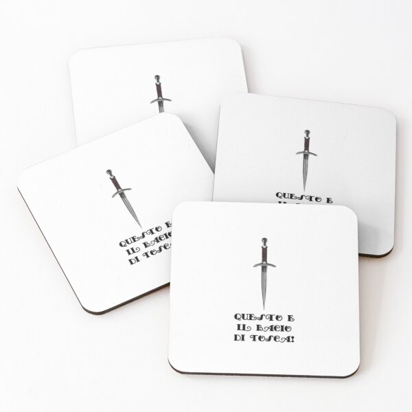 Item preview, Tosca quote: "Questo E Il Bacio di Tosca!" designed and sold by Austenation.
