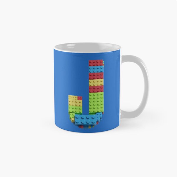 Item preview, Building Brick Initial J in Primary Colors designed and sold by TheFlyingPug.