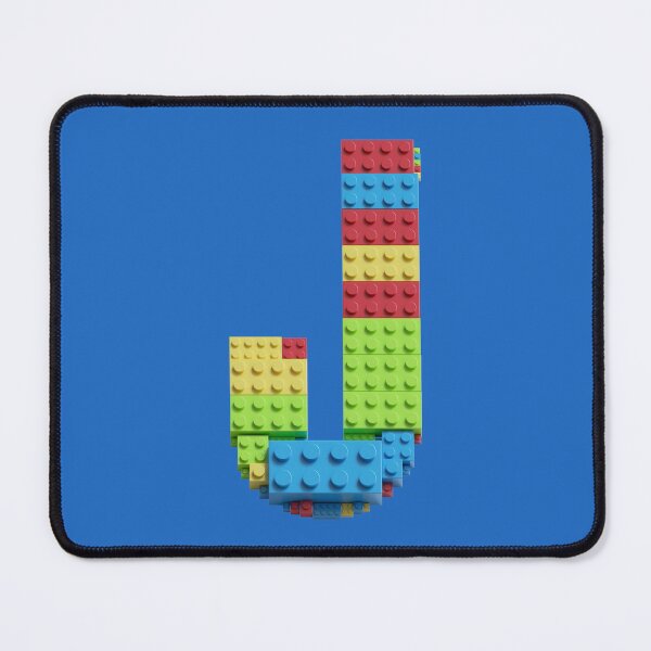 Item preview, Building Brick Initial J in Primary Colors designed and sold by TheFlyingPug.