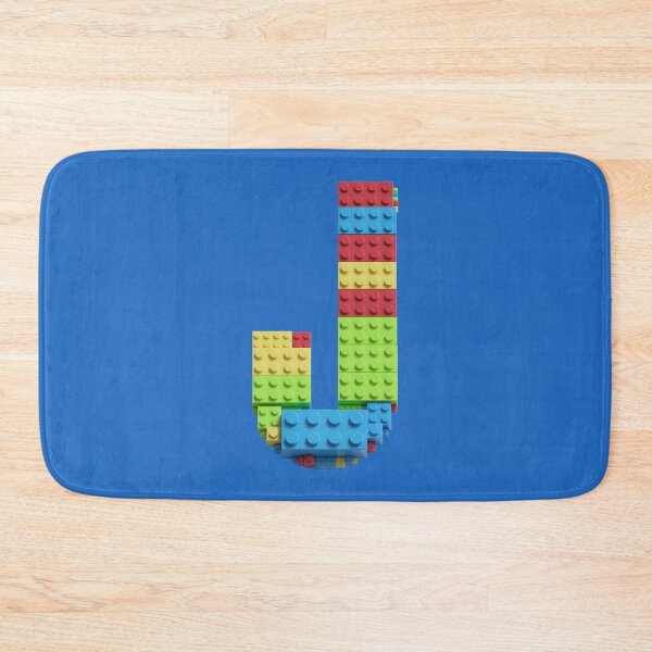 Item preview, Building Brick Initial J in Primary Colors designed and sold by TheFlyingPug.