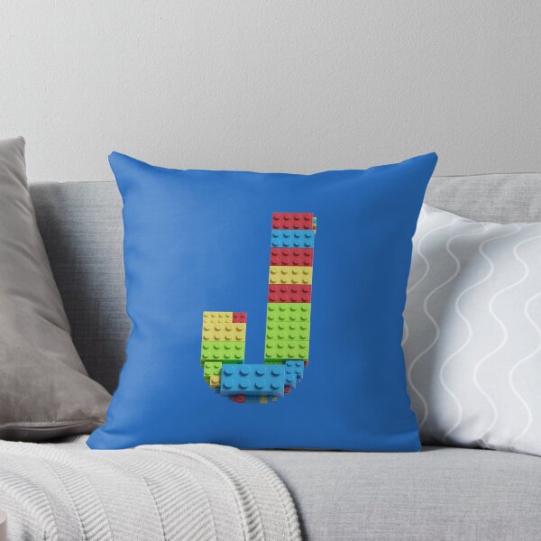 Item preview, Building Brick Initial J in Primary Colors designed and sold by TheFlyingPug.