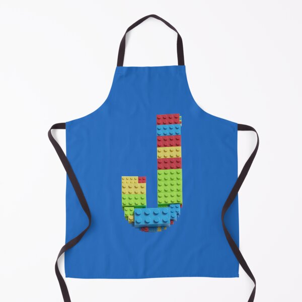 Item preview, Building Brick Initial J in Primary Colors designed and sold by TheFlyingPug.