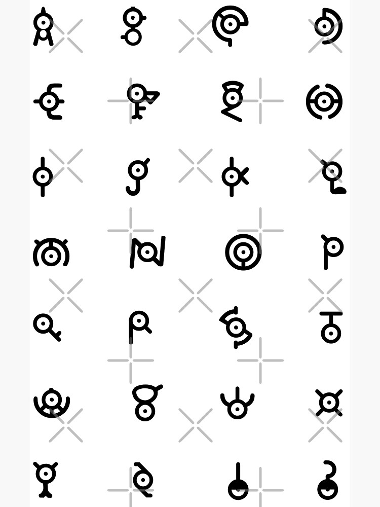 Unown: Greek Alphabet by Wooded-Wolf on DeviantArt