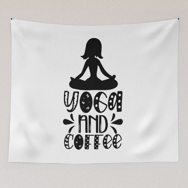 Item preview,  Yoga and Coffee Lover Sayings  , Yoga  and Coffee all I Need  designed and sold by remonss.