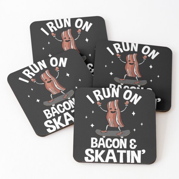 Item preview, Bacon run skateboard sport funny designed and sold by StarcyWol.