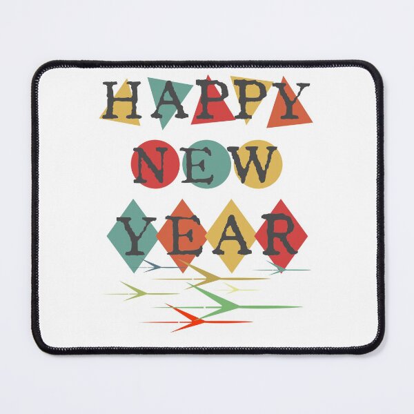 Item preview, Retro Vintage Mid Century Happy New Year designed and sold by CharJens.
