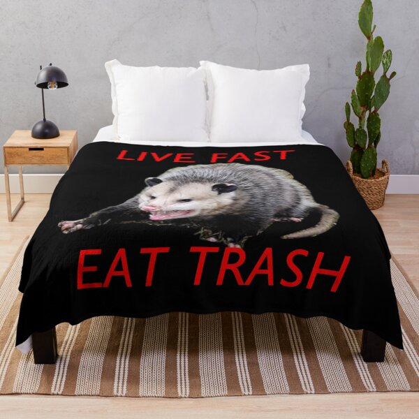 Item preview, Live Fast! Eat Trash! Possum designed and sold by royalblewitup.