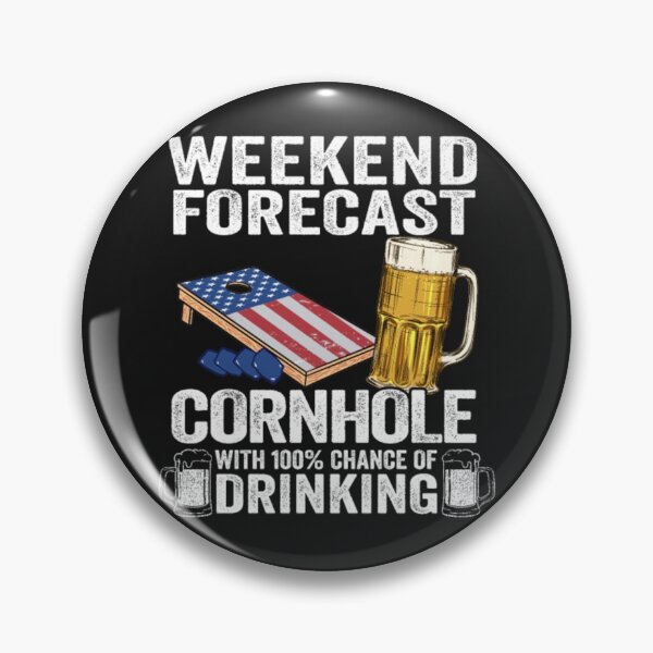 Item preview, Weekend Forecast Cornhole designed and sold by StarcyWol.