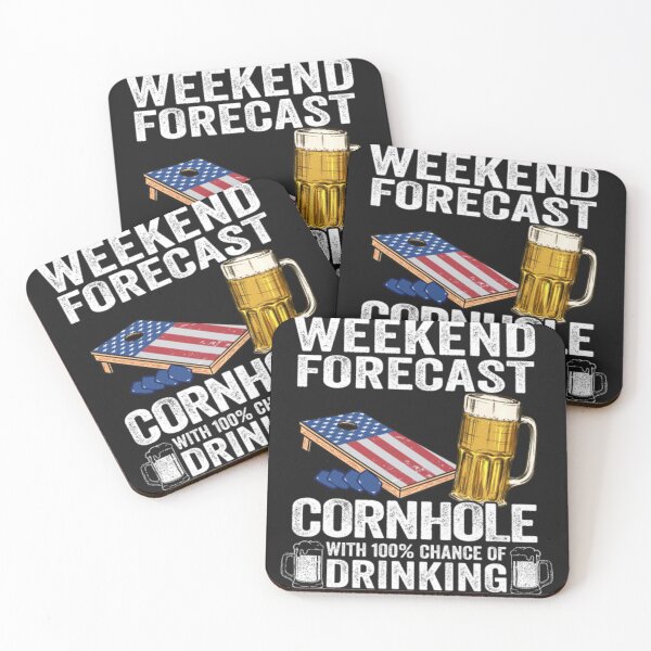 Item preview, Weekend Forecast Cornhole designed and sold by StarcyWol.