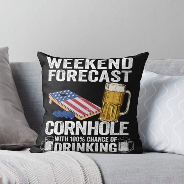 Item preview, Weekend Forecast Cornhole designed and sold by StarcyWol.