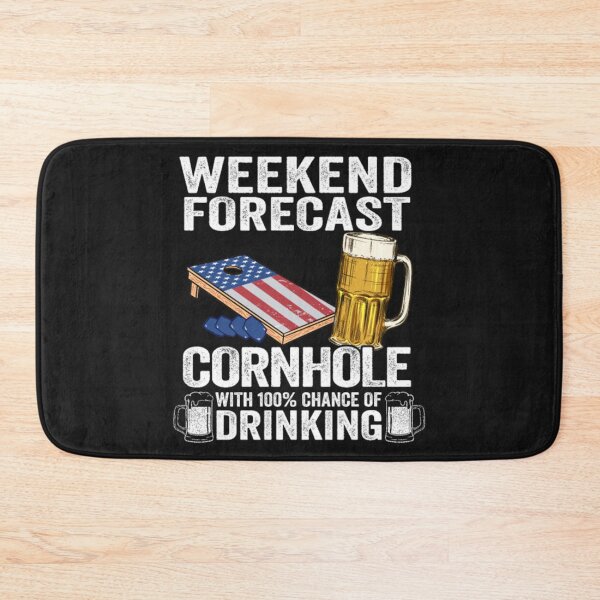 Item preview, Weekend Forecast Cornhole designed and sold by StarcyWol.