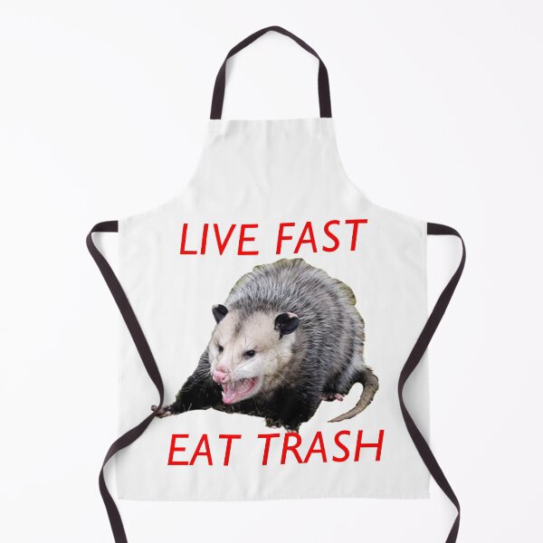 Item preview, Live Fast! Eat Trash! Possum - White designed and sold by royalblewitup.
