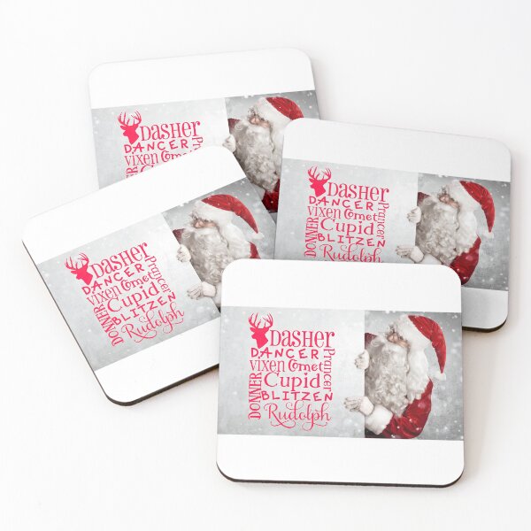 Item preview, Santa and his Reindeer designed and sold by Alaskandreamer.