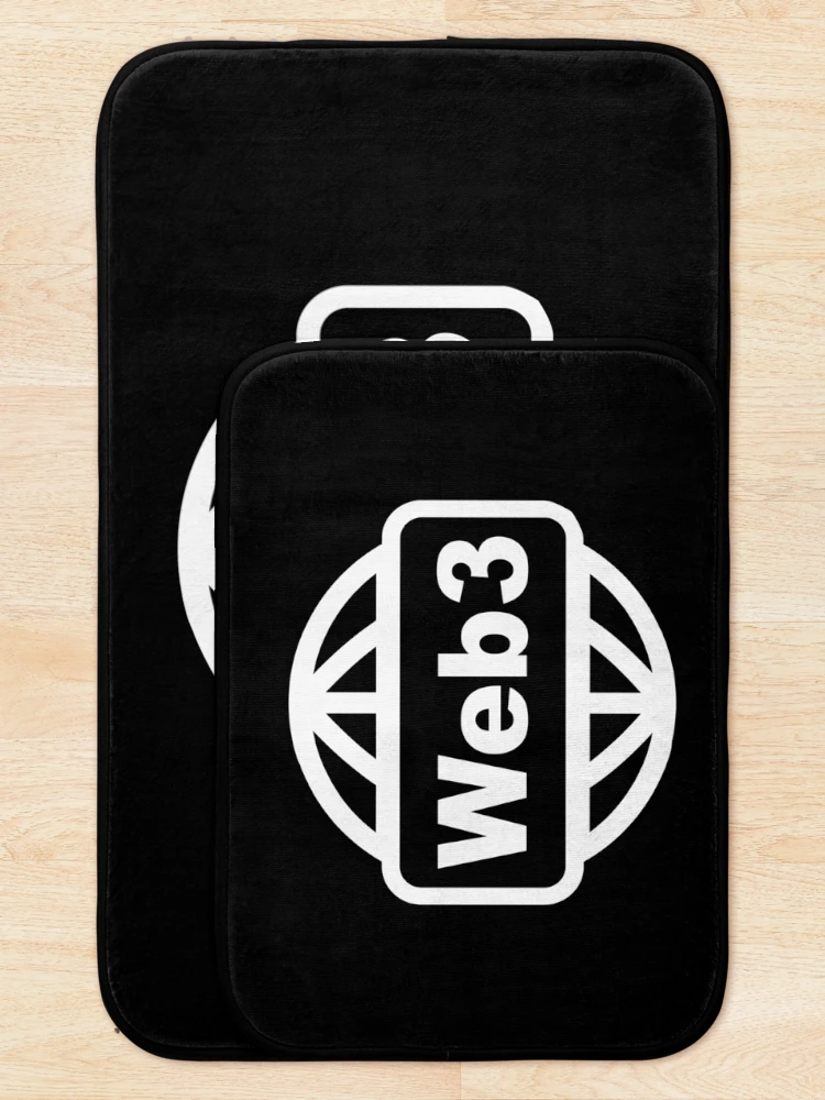Thumbnail 5 of 6, Bath Mat, Web3 Globe, Blockchain Developer, Cryptocurrency, Software Engineer, Computer Science, Fullstack Developer, Programming Humor, Dark designed and sold by Max-Wear.