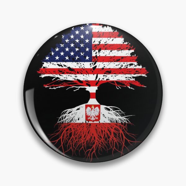 Item preview, Polish Roots, Polish American, Poland Grown, Poland USA Flag, Poland Design Art Gift For Men Women Youth Family designed and sold by maindeals.