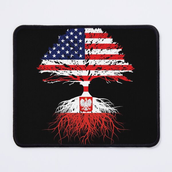 Item preview, Polish Roots, Polish American, Poland Grown, Poland USA Flag, Poland Design Art Gift For Men Women Youth Family designed and sold by maindeals.