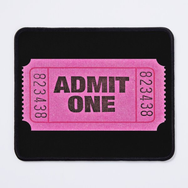 Item preview, pop art retro pink ticket designed and sold by hoober24.