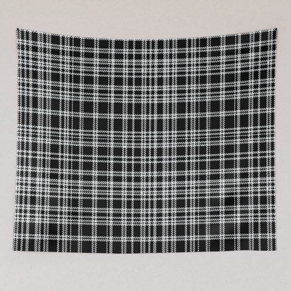 Item preview, Simple Black and White Tartan designed and sold by bunbun369.