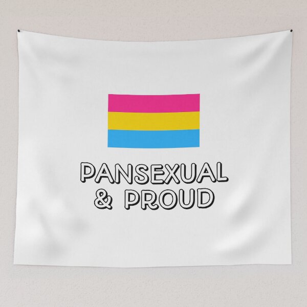 Item preview,   Pansexual and Proud - bi pan flag designed and sold by Inspirationmotivation.